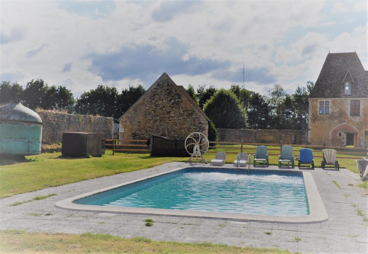 Manoir Du Bois Joly - Roulotte Art Deco Villa Margon  Bagian luar foto