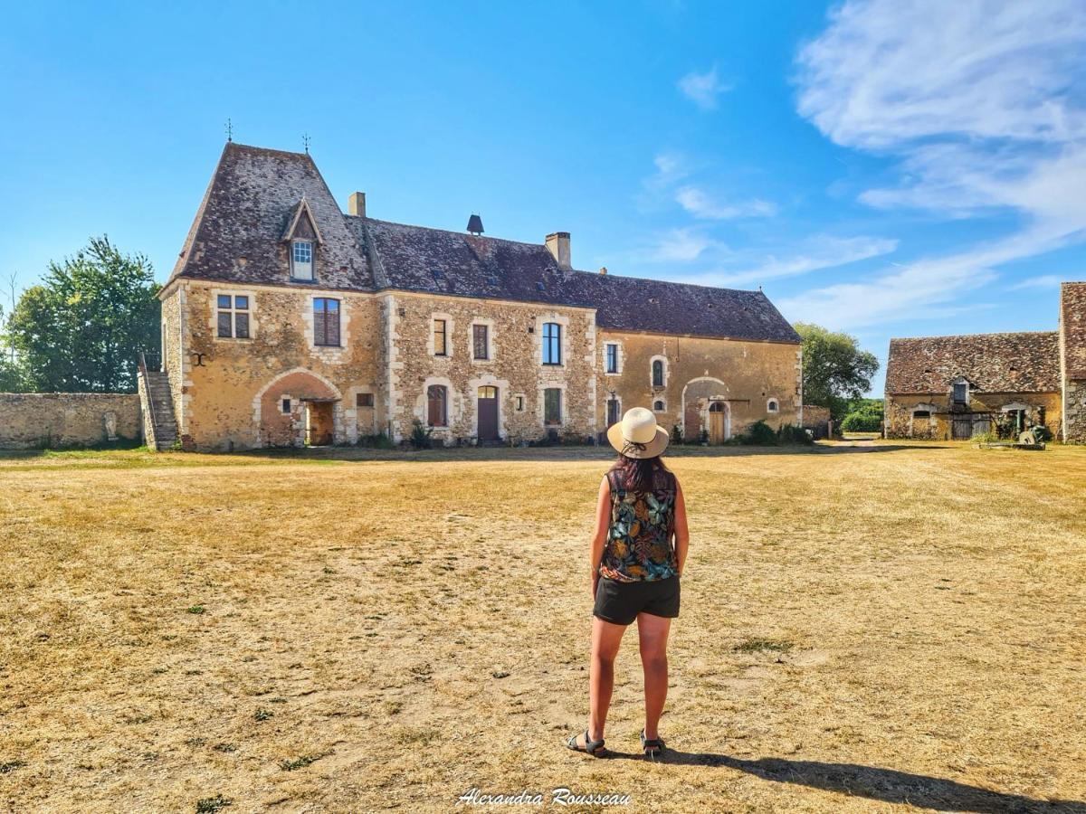 Manoir Du Bois Joly - Roulotte Art Deco Villa Margon  Bagian luar foto